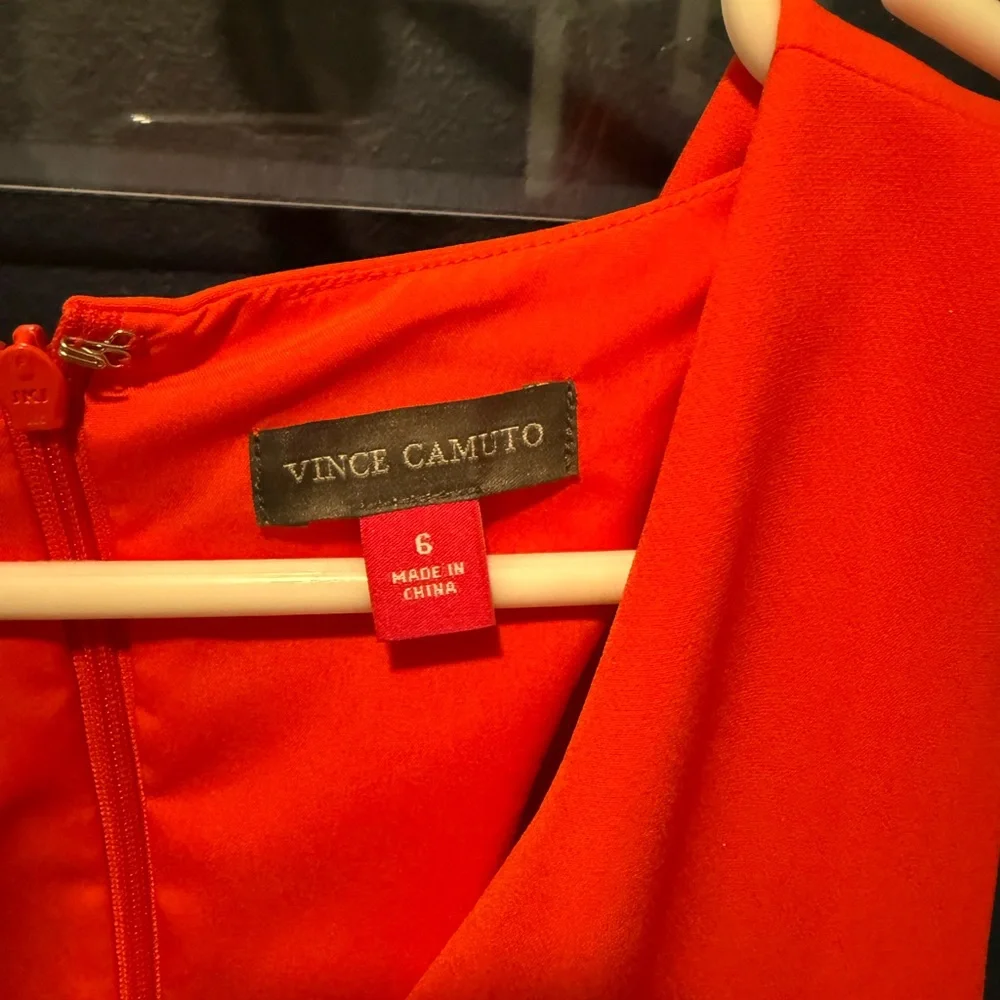 Vince Camuto Vibrant Coral Jumpsuit - Picture 6 of 6